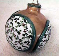 pcPolyzine Fabric on Polymer Clay